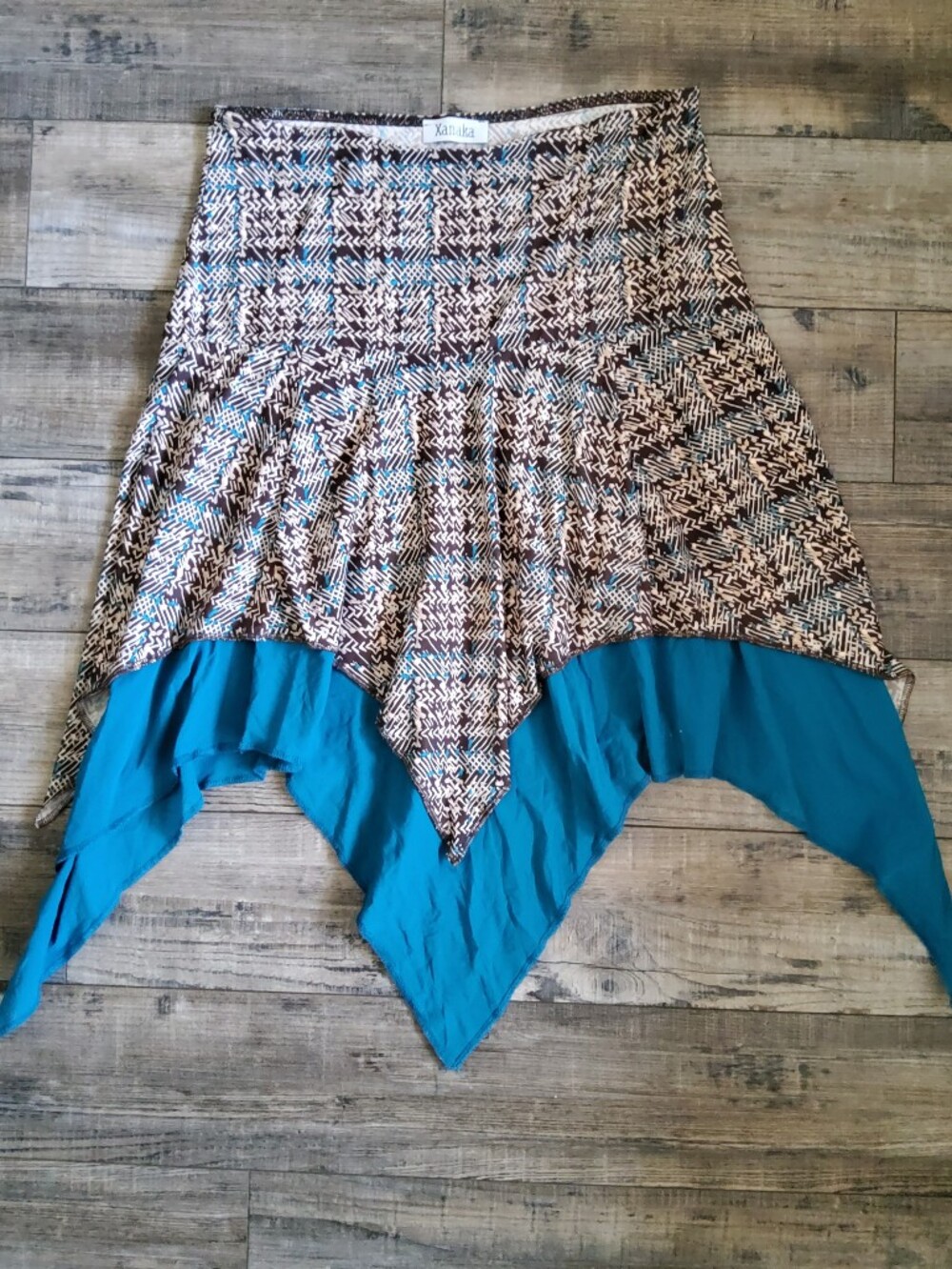 French Asymmetrical Vintage Skirt Fairy Vibes